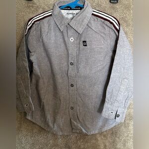 Calvin Klein Jeans Gray Button Down Kids Shirt